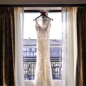 Olvi French Lace Wedding Dress
